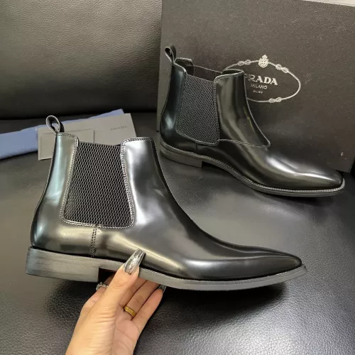 Replica Prada Boots For Men #1381663 $150.00 USD for Wholesale