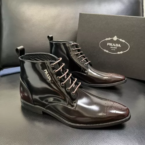 Wholesale Prada Boots For Men #1381664 $150.00 USD, Wholesale Quality Replica Prada Boots