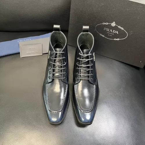 Replica Prada Boots For Men #1381666 $150.00 USD for Wholesale