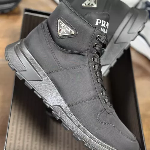 Replica Prada High Top Shoes For Men #1381670 $98.00 USD for Wholesale