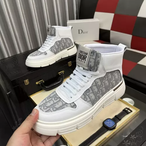 Wholesale Christian Dior High Top Shoes For Men #1381684 $82.00 USD, Wholesale Quality Replica Christian Dior High Top Shoes