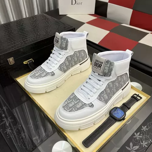 Replica Christian Dior High Top Shoes For Men #1381684 $82.00 USD for Wholesale