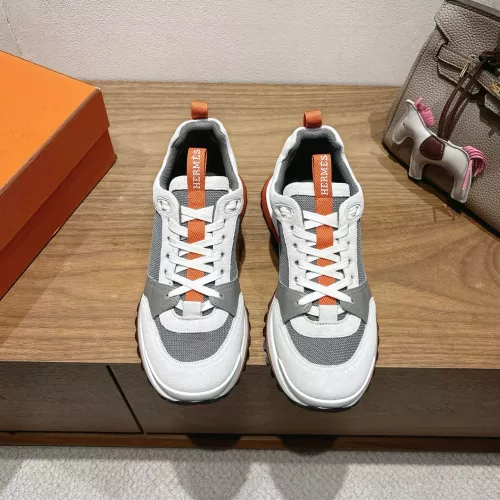 Replica Hermes Casual Shoes For Men #1381813 $85.00 USD for Wholesale
