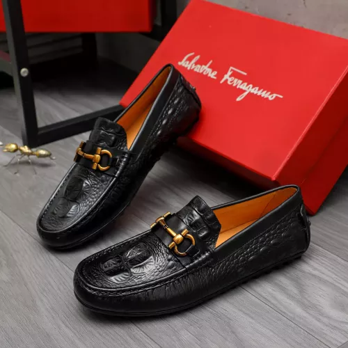 Wholesale Salvatore Ferragamo Leather Shoes For Men #1381826 $80.00 USD, Wholesale Quality Replica Salvatore Ferragamo Leather Shoes