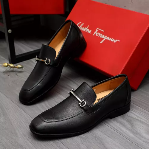 Wholesale Salvatore Ferragamo Leather Shoes For Men #1381829 $88.00 USD, Wholesale Quality Replica Salvatore Ferragamo Leather Shoes