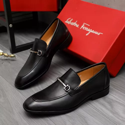 Wholesale Salvatore Ferragamo Leather Shoes For Men #1381830 $88.00 USD, Wholesale Quality Replica Salvatore Ferragamo Leather Shoes