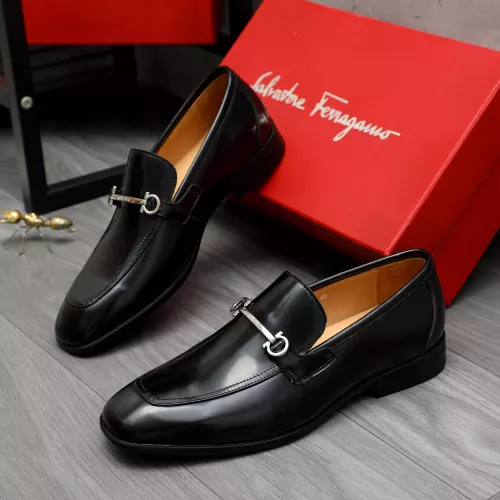 Wholesale Salvatore Ferragamo Leather Shoes For Men #1381832 $88.00 USD, Wholesale Quality Replica Salvatore Ferragamo Leather Shoes