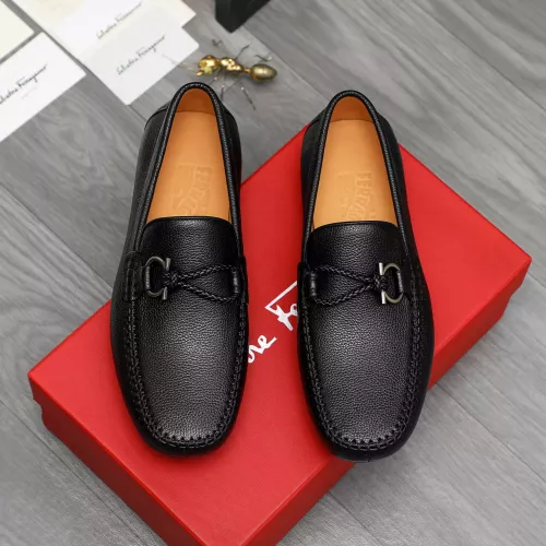 Wholesale Salvatore Ferragamo Leather Shoes For Men #1381834 $92.00 USD, Wholesale Quality Replica Salvatore Ferragamo Leather Shoes