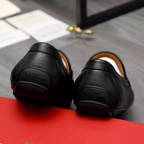 Replica Salvatore Ferragamo Leather Shoes For Men #1381834 $92.00 USD for Wholesale