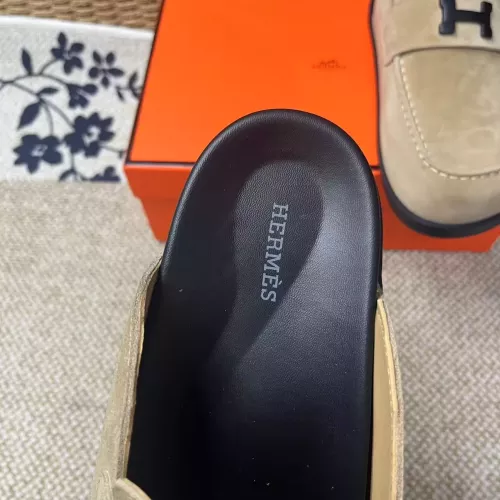 Replica Hermes Slippers For Men #1381867 $82.00 USD for Wholesale