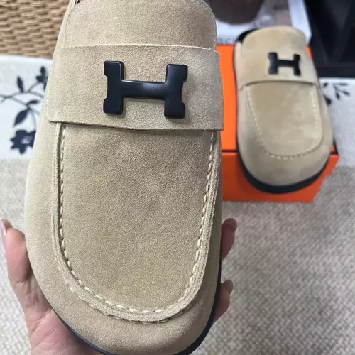 Replica Hermes Slippers For Men #1381867 $82.00 USD for Wholesale