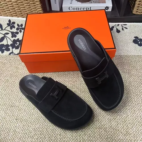 Wholesale Hermes Slippers For Men #1381869 $82.00 USD, Wholesale Quality Replica Hermes Slippers