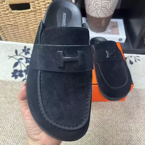 Replica Hermes Slippers For Women #1381870 $82.00 USD for Wholesale