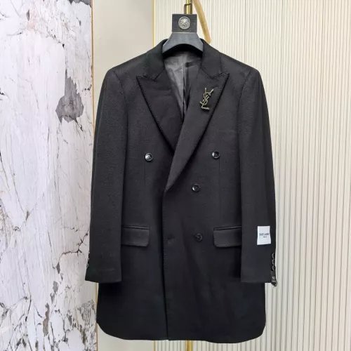 Wholesale Yves Saint Laurent YSL Coat Long Sleeved For Men #1381954 $314.05 USD, Wholesale Quality Replica Yves Saint Laurent YSL Coat