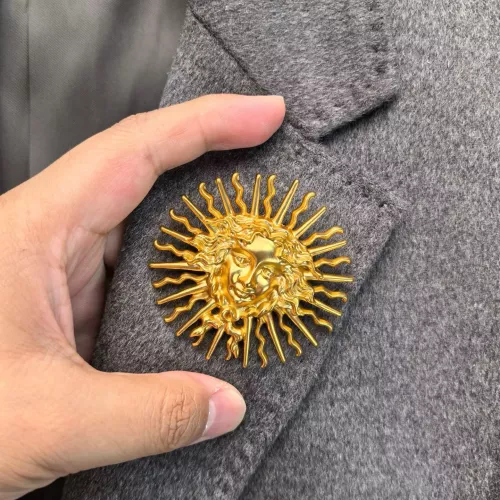 Replica Versace Coats Long Sleeved For Men #1381958 $314.05 USD for Wholesale