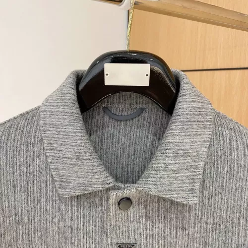 Replica Prada Coat Long Sleeved For Men #1381960 $205.00 USD for Wholesale