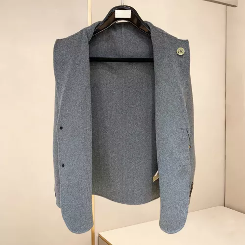 Replica Versace Coats Long Sleeved For Men #1381962 $247.93 USD for Wholesale