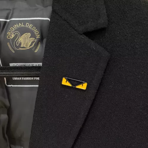 Replica Fendi Coat Long Sleeved For Men #1381972 $314.05 USD for Wholesale