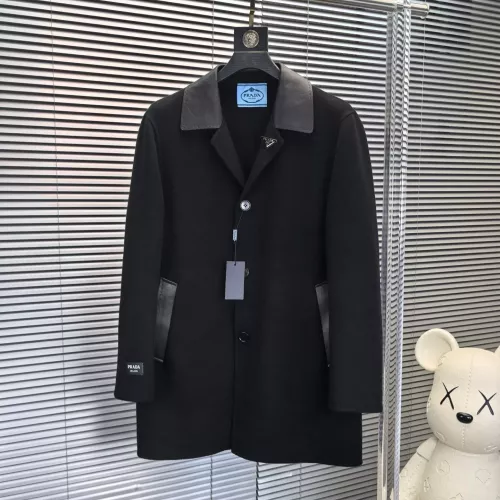 Wholesale Prada Coat Long Sleeved For Men #1381979 $347.11 USD, Wholesale Quality Replica Prada Coat
