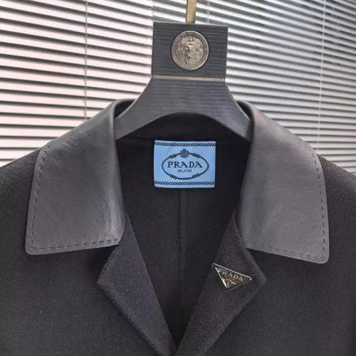 Replica Prada Coat Long Sleeved For Men #1381979 $347.11 USD for Wholesale