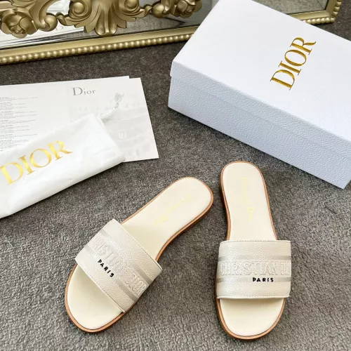 Replica Christian Dior Slippers For Women #1381995 $82.00 USD for Wholesale