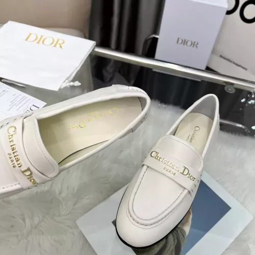 Replica Christian Dior Leather Shoes For Women #1382009 $105.00 USD for Wholesale