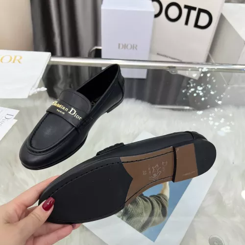 Replica Christian Dior Leather Shoes For Women #1382010 $105.00 USD for Wholesale