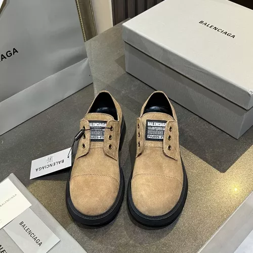 Replica Balenciaga Leather Shoes For Women #1382015 $125.00 USD for Wholesale