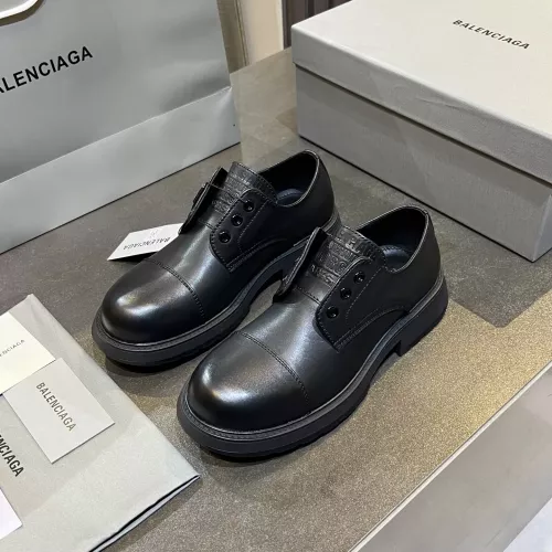 Wholesale Balenciaga Leather Shoes For Men #1382018 $125.00 USD, Wholesale Quality Replica Balenciaga Leather Shoes