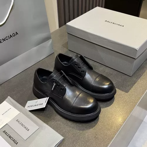 Replica Balenciaga Leather Shoes For Men #1382018 $125.00 USD for Wholesale