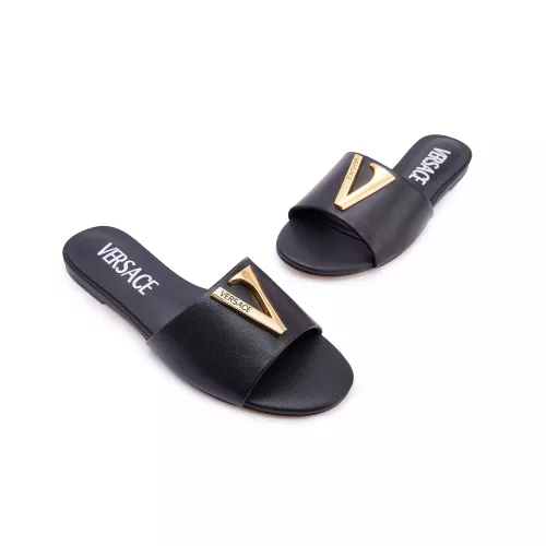 Wholesale Versace Slippers For Women #1382048 $82.00 USD, Wholesale Quality Replica Versace Slippers