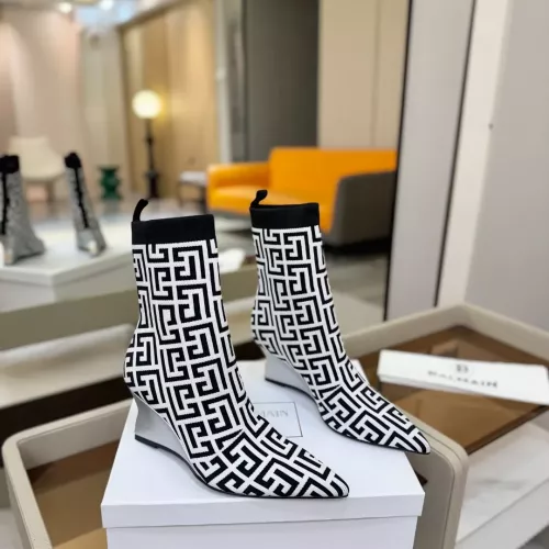 Replica Balmain Boots For Women #1382049 $115.00 USD for Wholesale