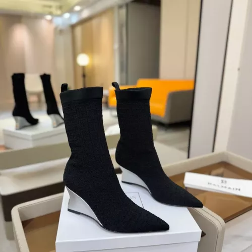 Replica Balmain Boots For Women #1382050 $115.00 USD for Wholesale