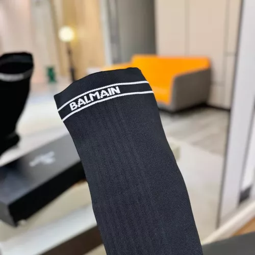 Replica Balmain Boots For Women #1382053 $145.00 USD for Wholesale