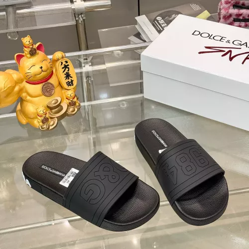 Replica Dolce & Gabbana D&G Slippers For Men #1382060 $48.00 USD for Wholesale