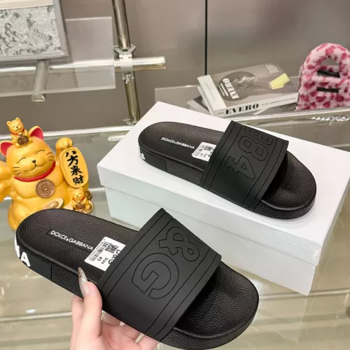 Replica Dolce & Gabbana D&G Slippers For Men #1382060 $48.00 USD for Wholesale