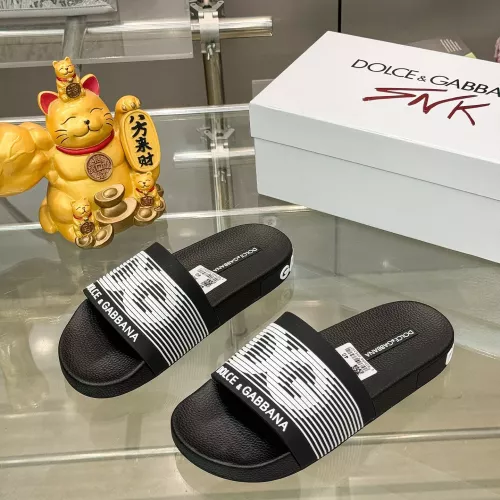 Wholesale Dolce &amp; Gabbana D&amp;G Slippers For Men #1382062 $48.00 USD, Wholesale Quality Replica Dolce &amp; Gabbana D&amp;G Slippers
