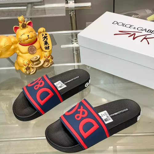 Wholesale Dolce &amp; Gabbana D&amp;G Slippers For Men #1382065 $48.00 USD, Wholesale Quality Replica Dolce &amp; Gabbana D&amp;G Slippers