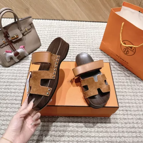 Replica Hermes Slippers For Women #1382105 $102.00 USD for Wholesale