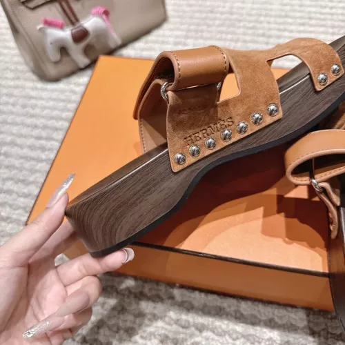 Replica Hermes Slippers For Women #1382105 $102.00 USD for Wholesale