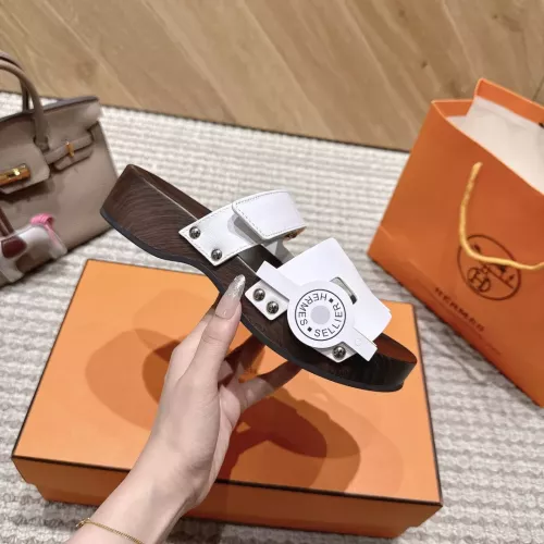 Replica Hermes Slippers For Women #1382106 $102.00 USD for Wholesale