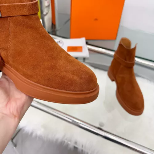 Replica Hermes Boots For Women #1382114 $100.00 USD for Wholesale