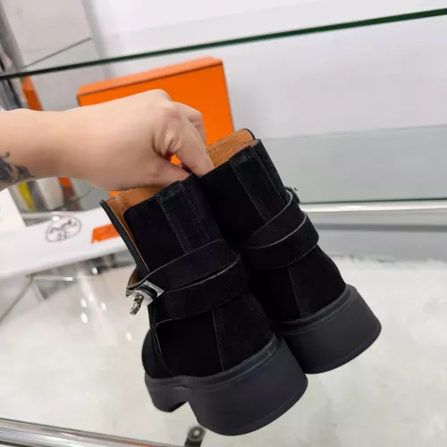 Replica Hermes Boots For Women #1382115 $100.00 USD for Wholesale