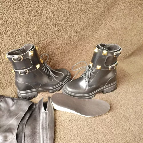 Replica Valentino Boots For Women #1382176 $125.00 USD for Wholesale