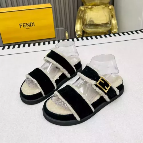 Wholesale Fendi Sandal For Women #1382182 $100.00 USD, Wholesale Quality Replica Fendi Sandal