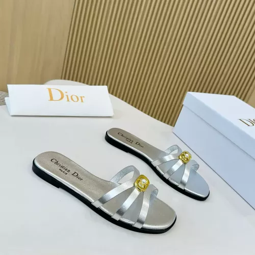 Replica Christian Dior Slippers For Women #1382195 $82.00 USD for Wholesale