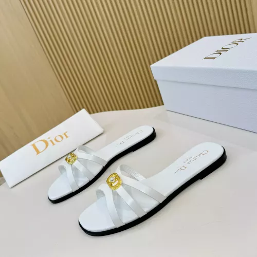 Replica Christian Dior Slippers For Women #1382197 $82.00 USD for Wholesale
