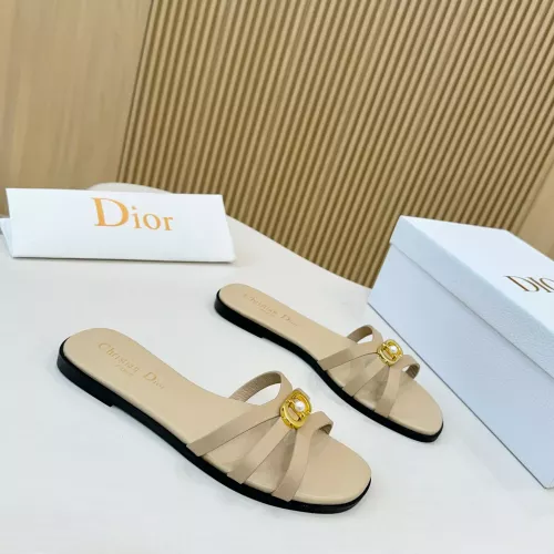 Replica Christian Dior Slippers For Women #1382198 $82.00 USD for Wholesale