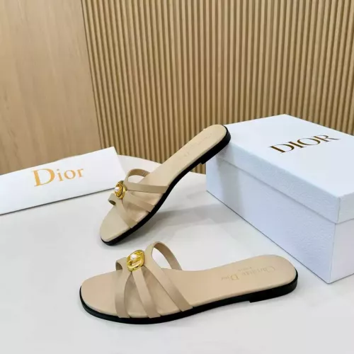 Replica Christian Dior Slippers For Women #1382198 $82.00 USD for Wholesale