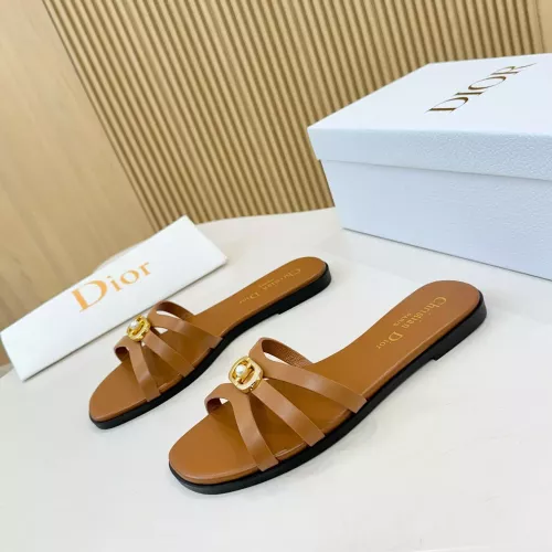 Replica Christian Dior Slippers For Women #1382199 $82.00 USD for Wholesale